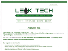 Tablet Screenshot of leaktechsol.ca
